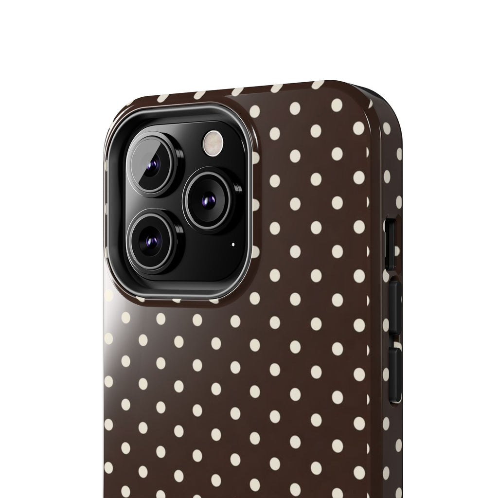 Brown Polka Dot - Phone Cases