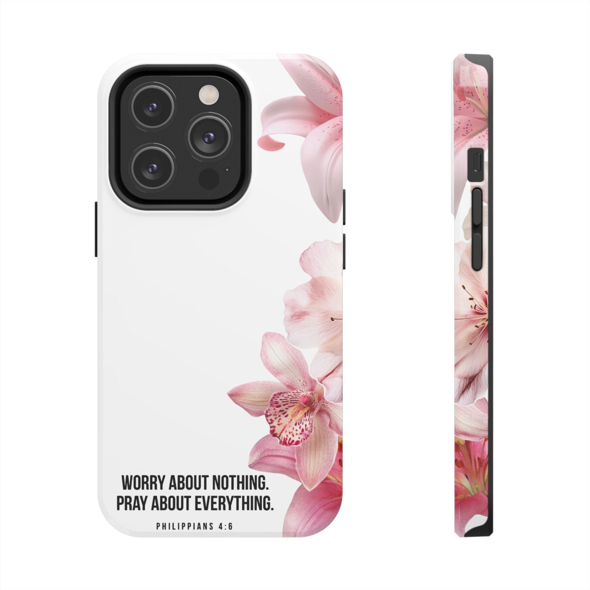 Worry About Nothing White- Phone Case