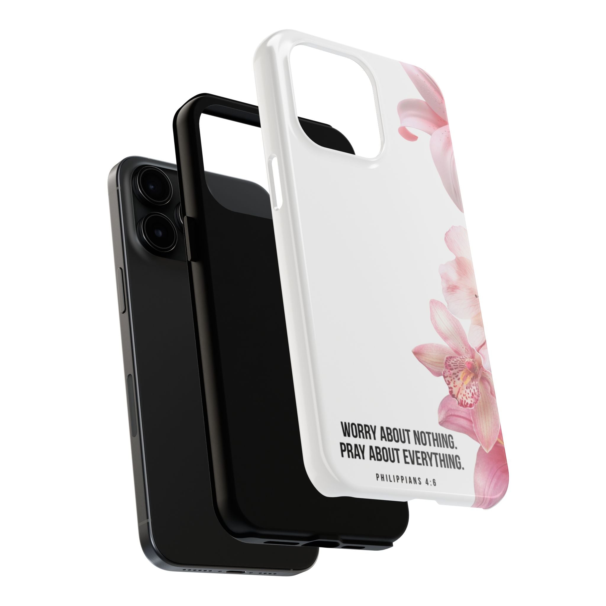 Worry About Nothing White- Phone Case