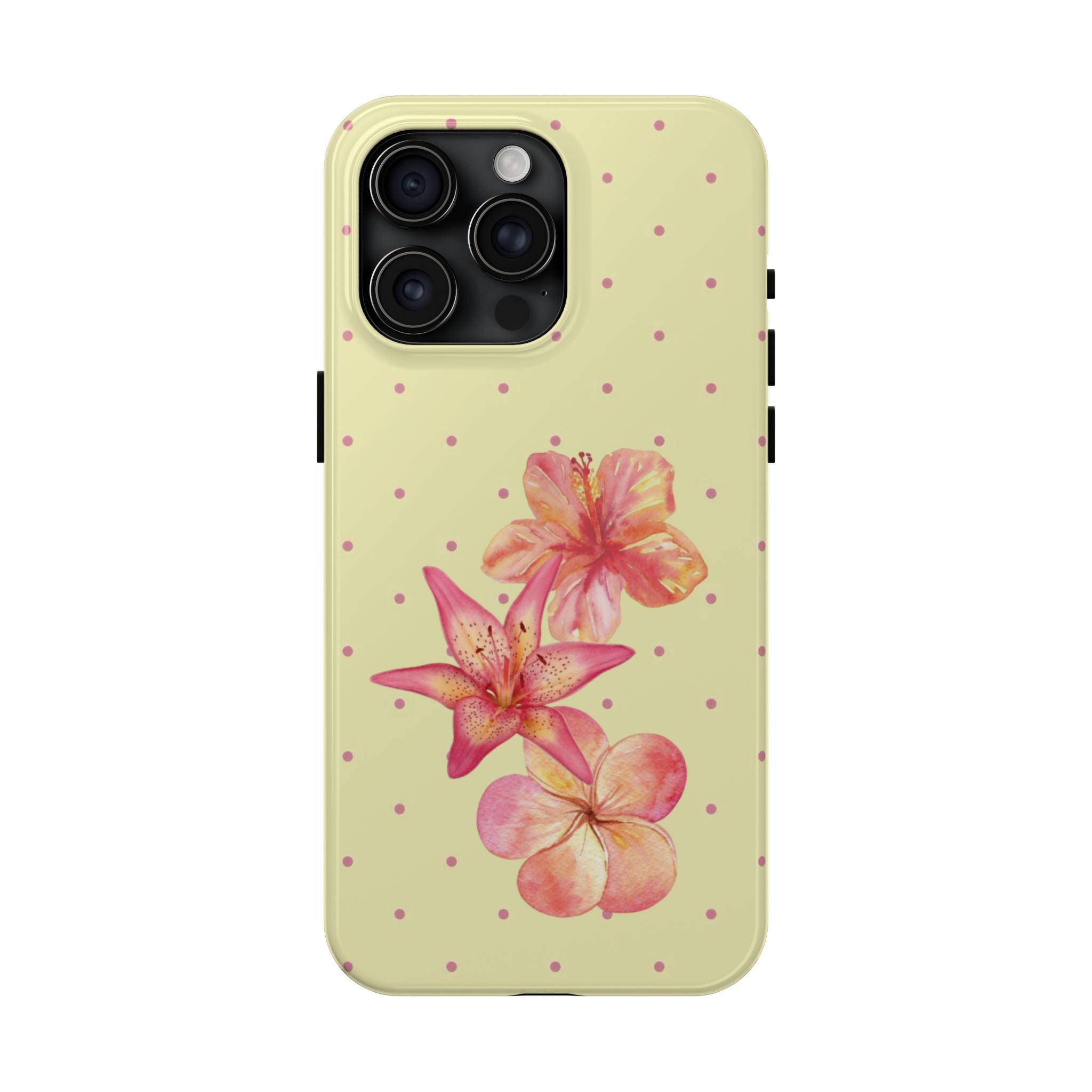 Yellow Polka Dot- Phone Case