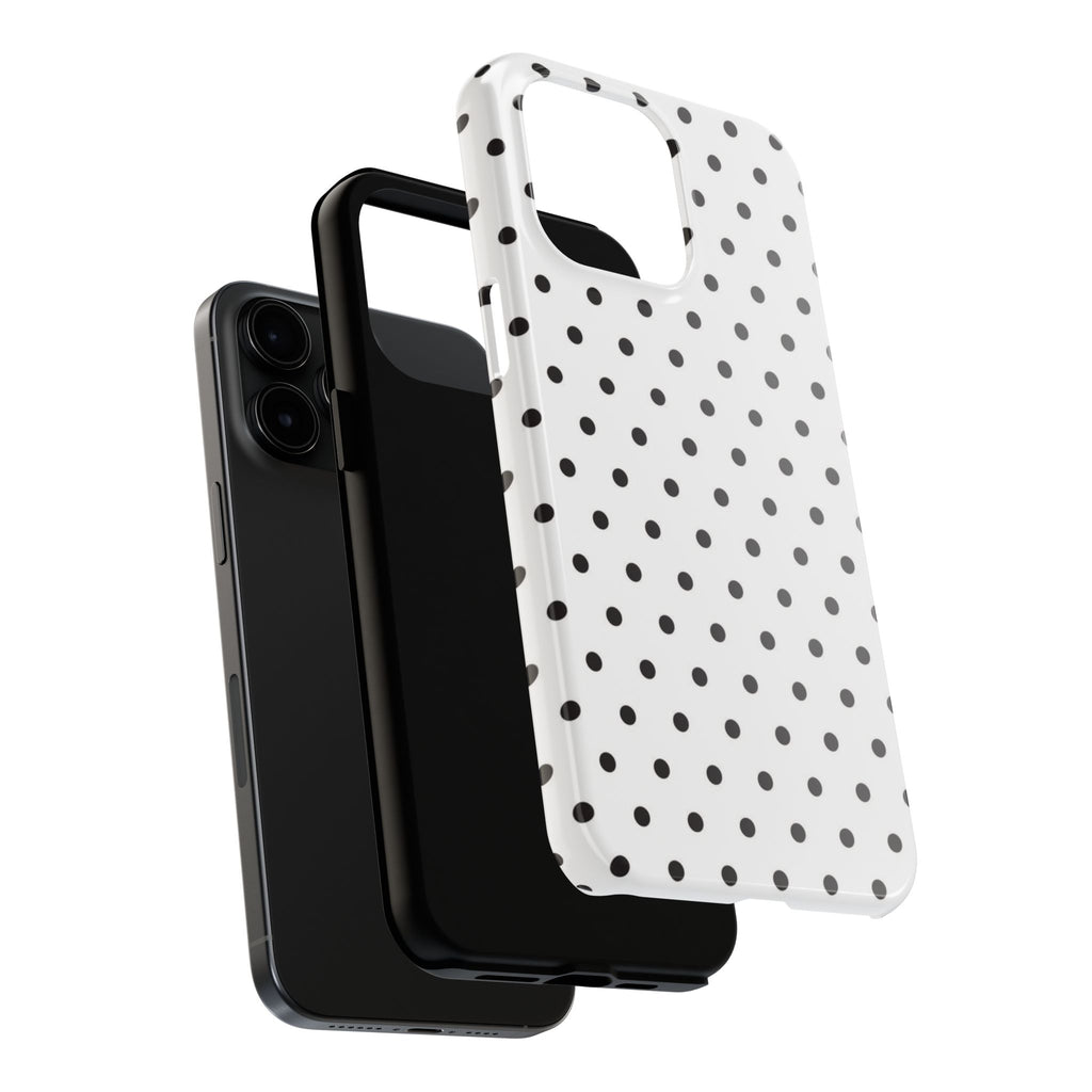 White Polka Dot Phone Case