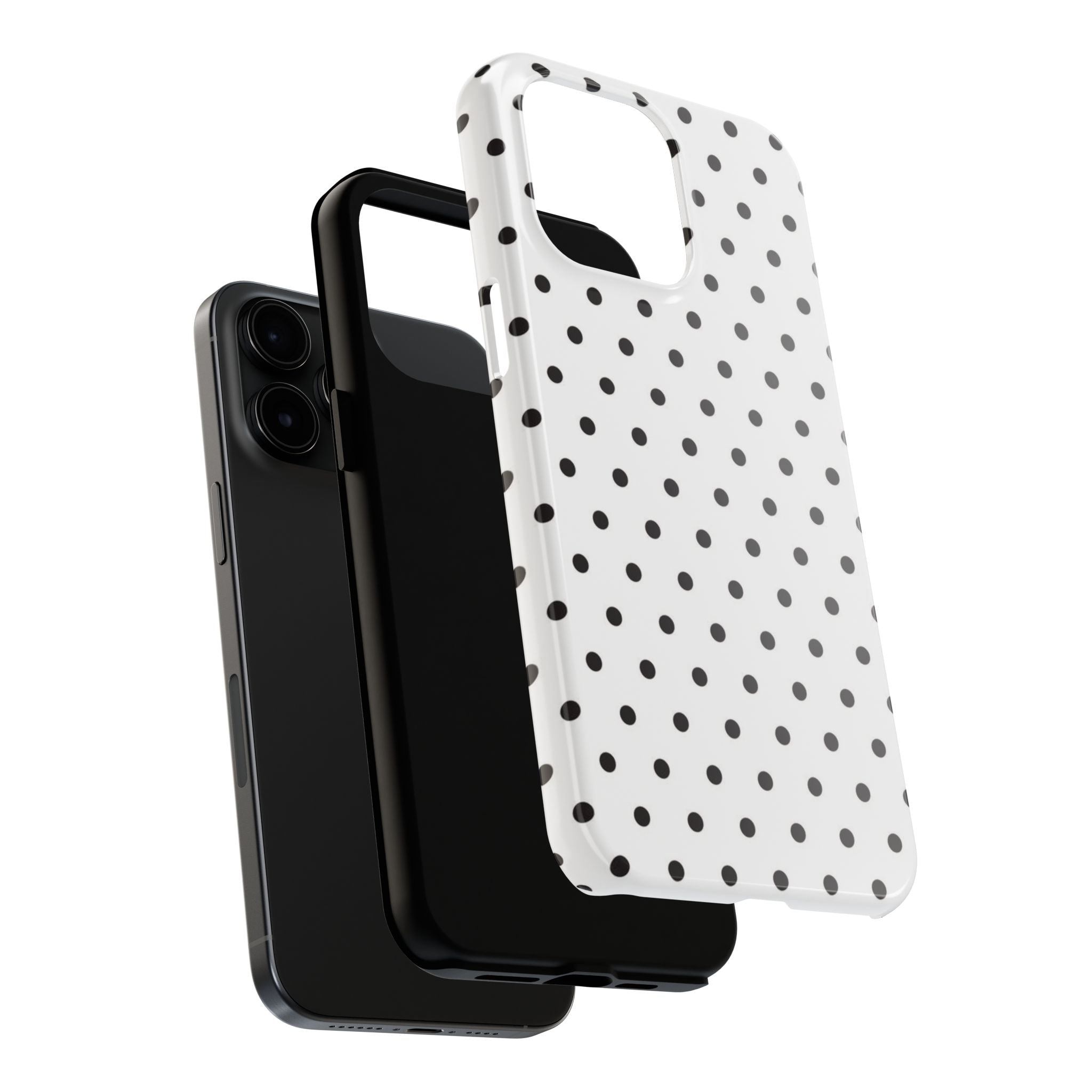 White Polka Dot Phone Case