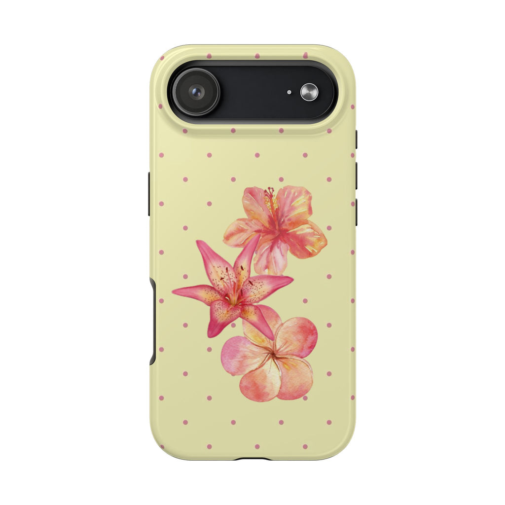 Yellow Polka Dot- Phone Case