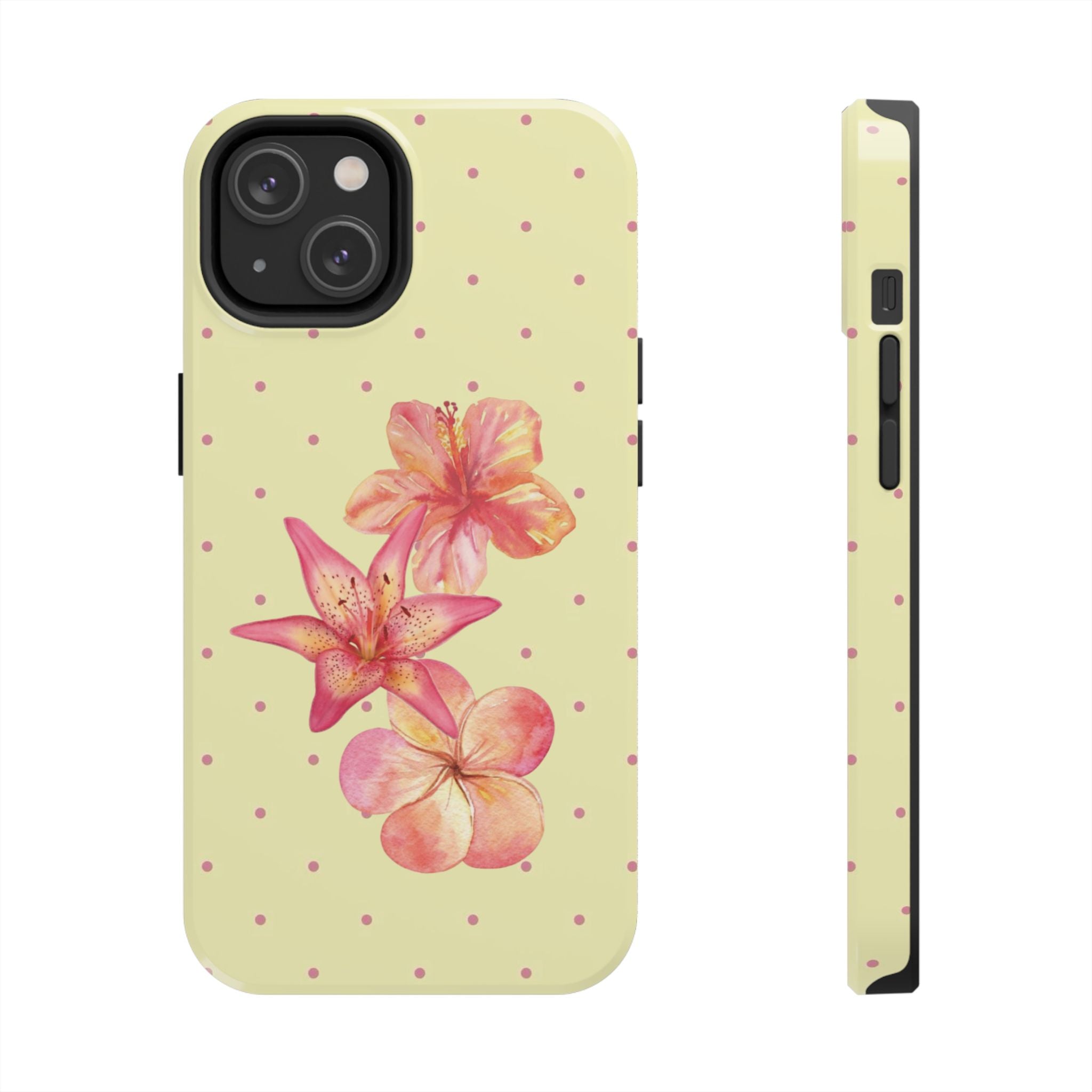 Yellow Polka Dot- Phone Case