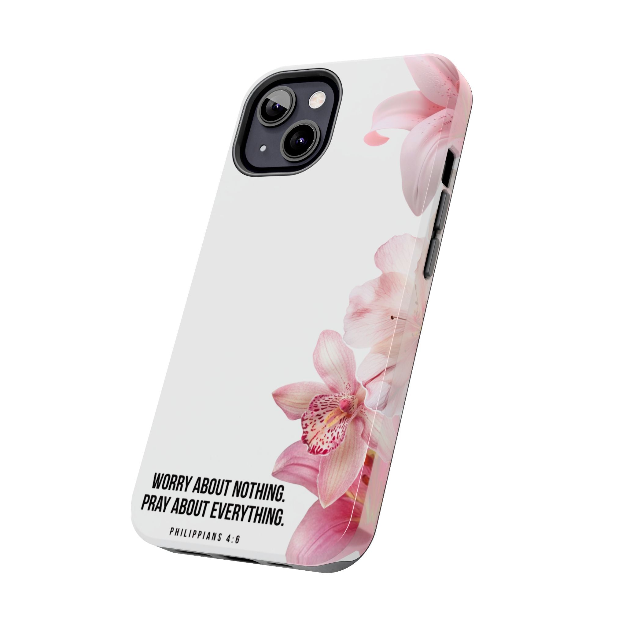 Worry About Nothing White- Phone Case
