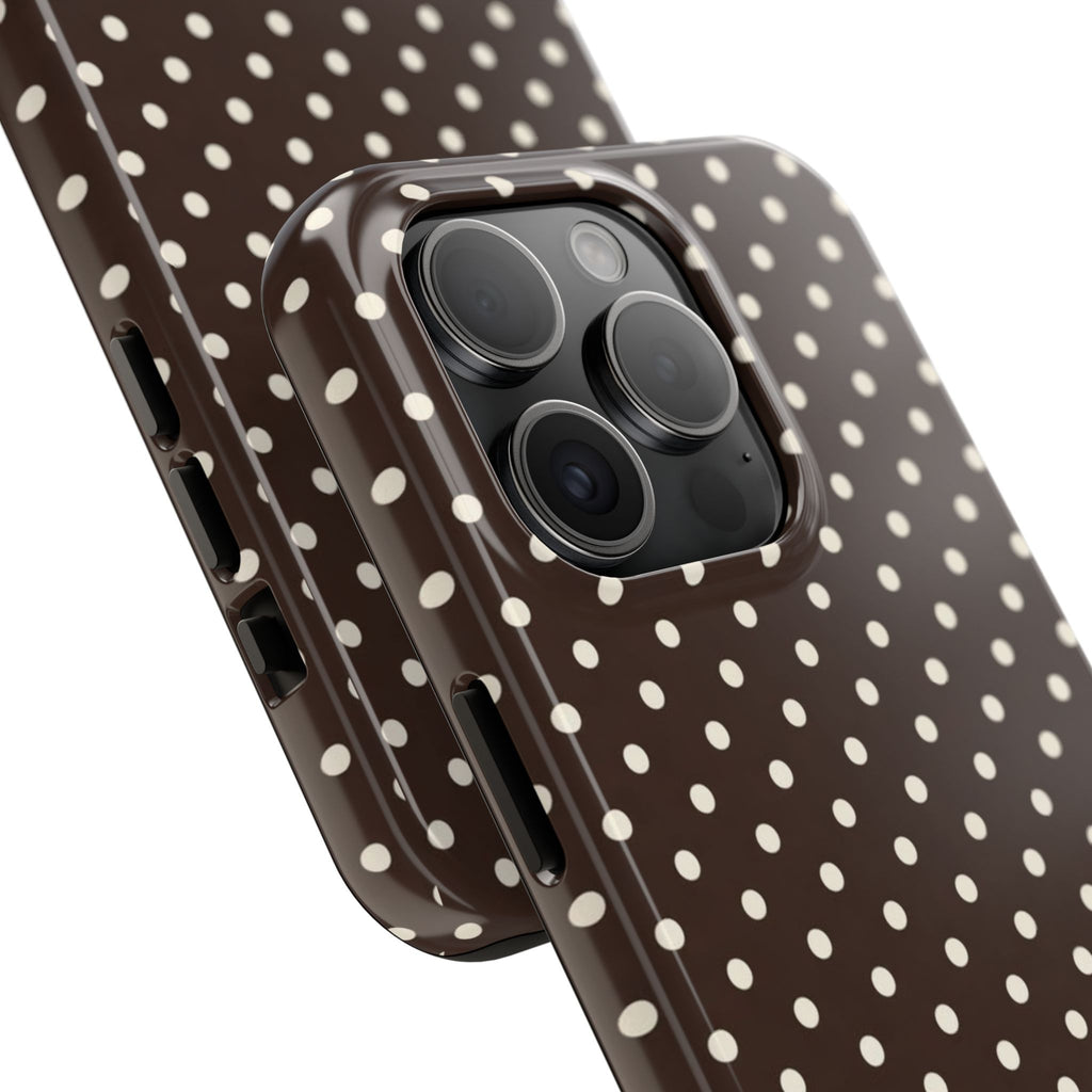 Brown Polka Dot - Phone Cases
