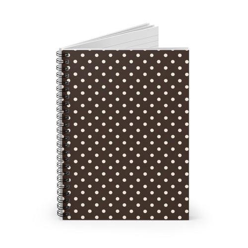 Brown Polka Dot - Notebook