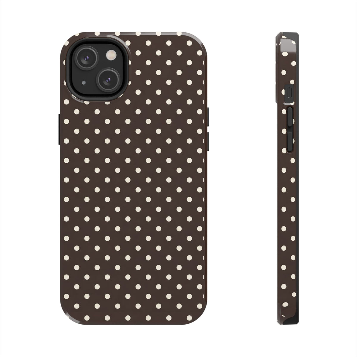 Brown Polka Dot - Phone Cases