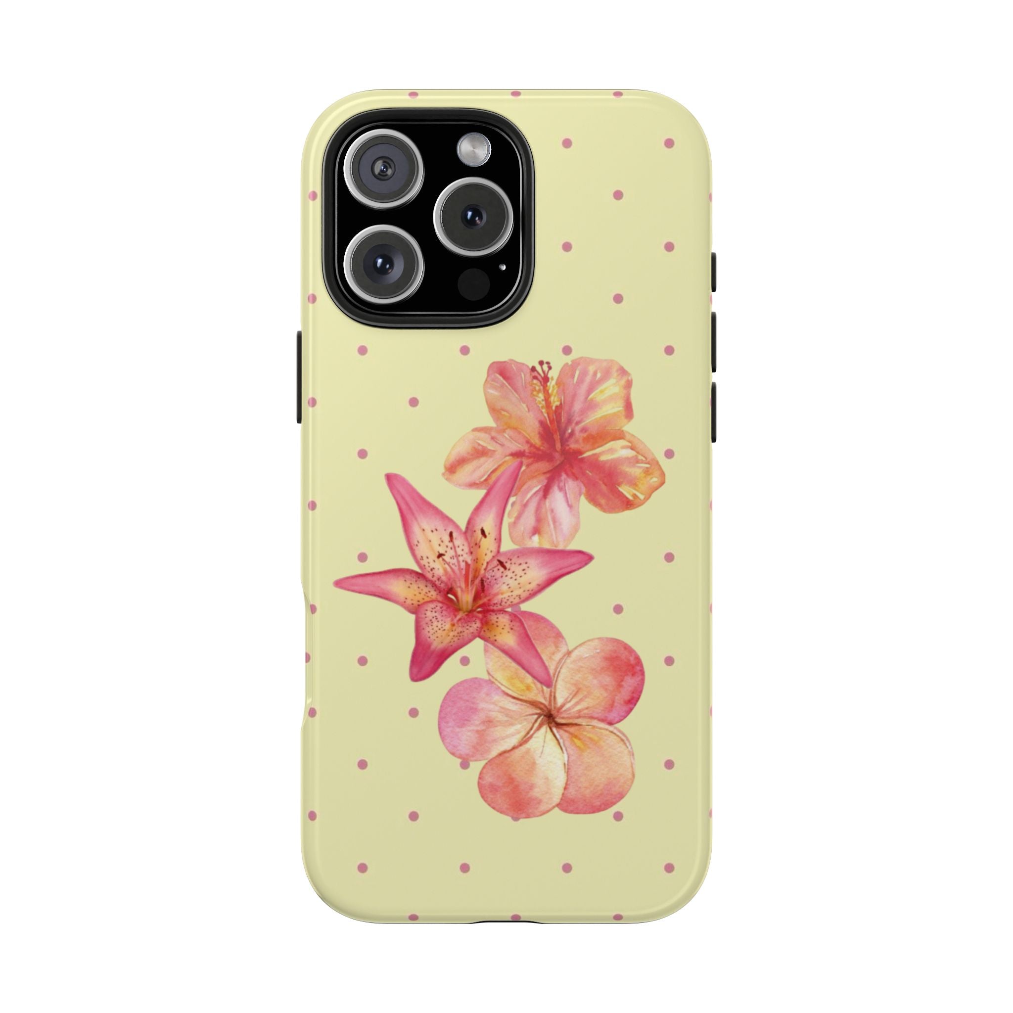 Yellow Polka Dot- Phone Case