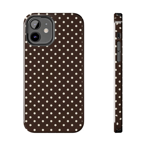 Brown Polka Dot - Phone Cases