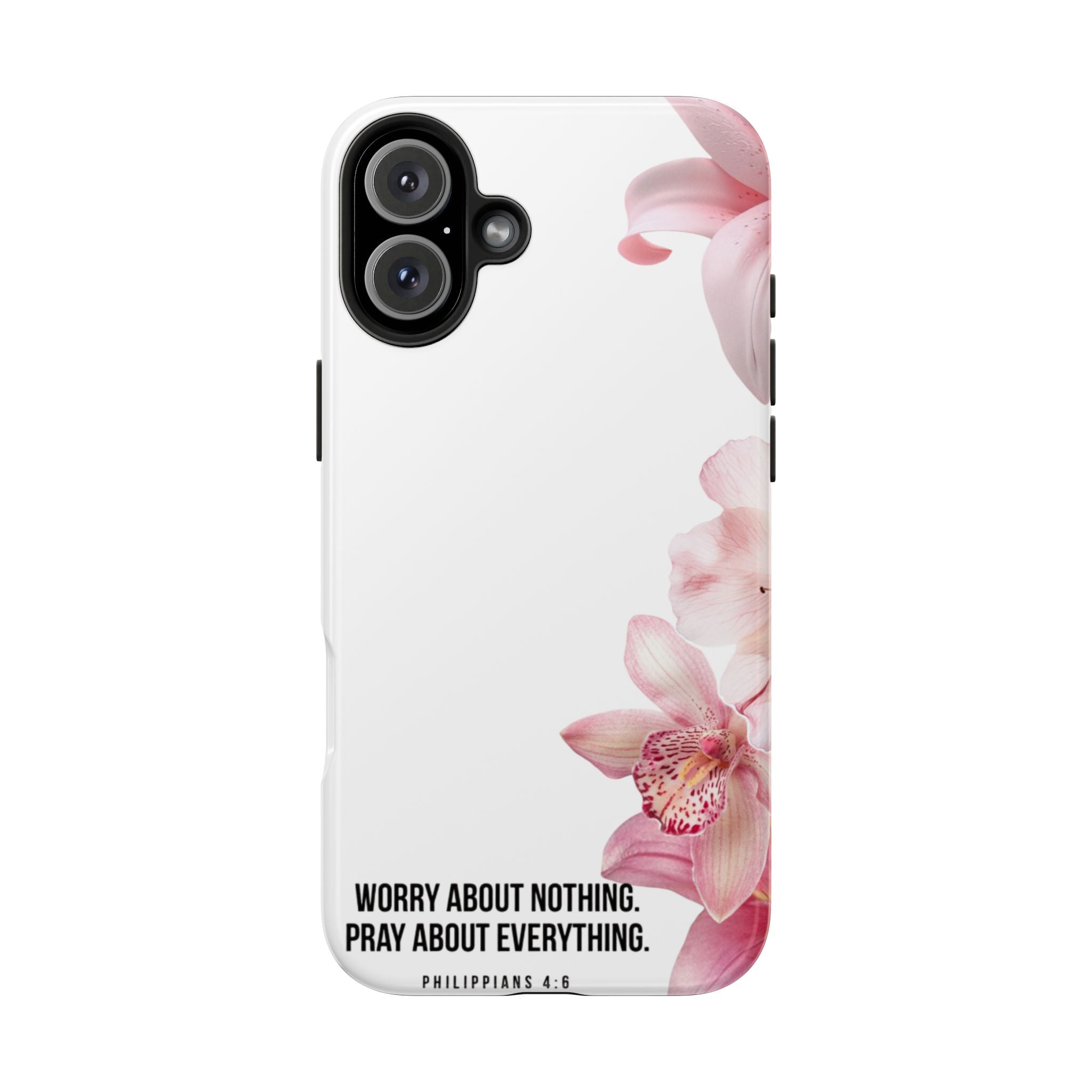 Worry About Nothing White- Phone Case