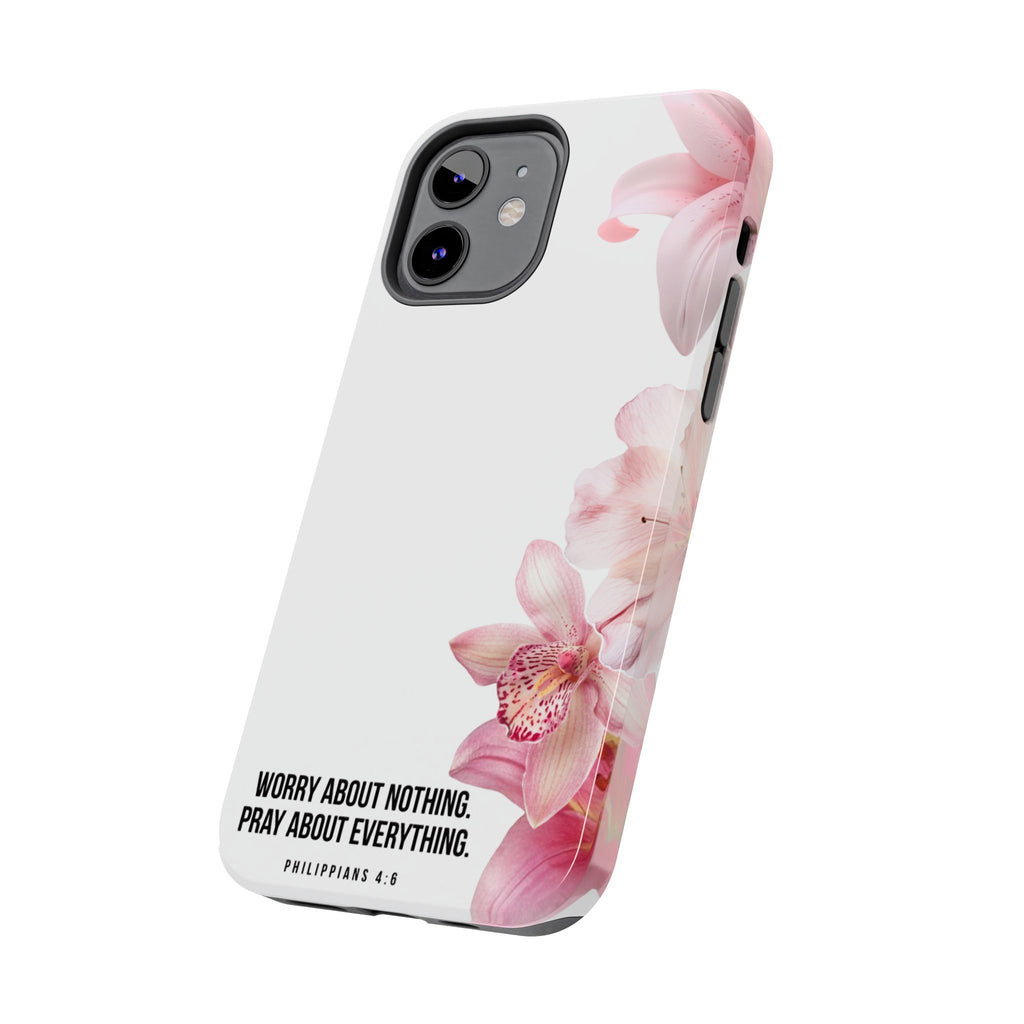 Worry About Nothing White- Phone Case