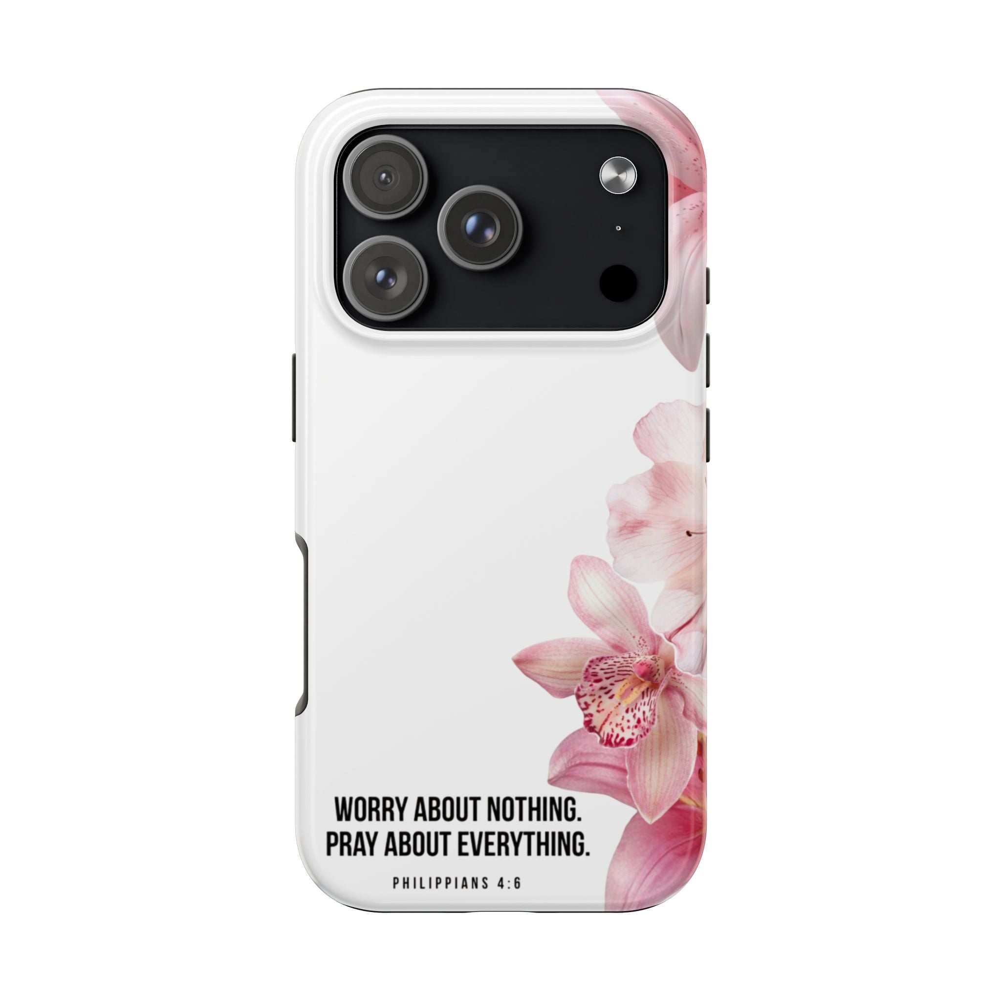 Worry About Nothing White- Phone Case