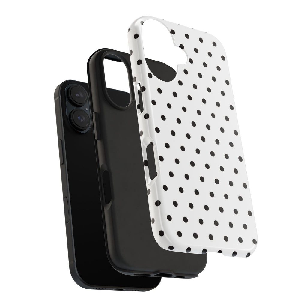 White Polka Dot Phone Case