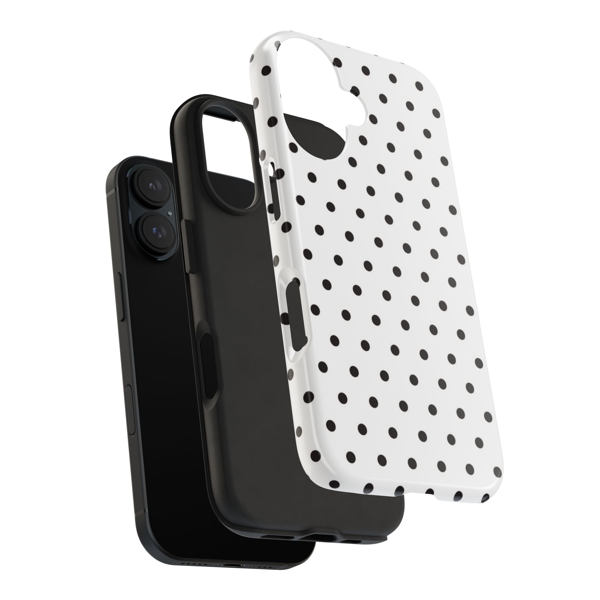 White Polka Dot Phone Case