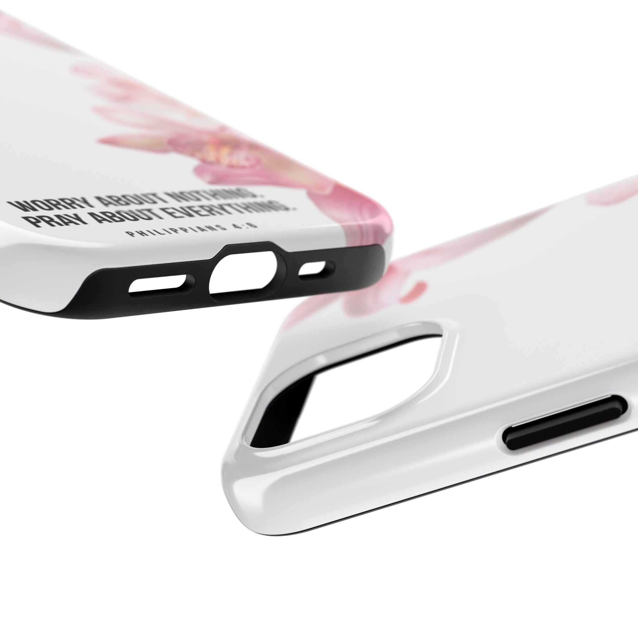 Worry About Nothing White- Phone Case