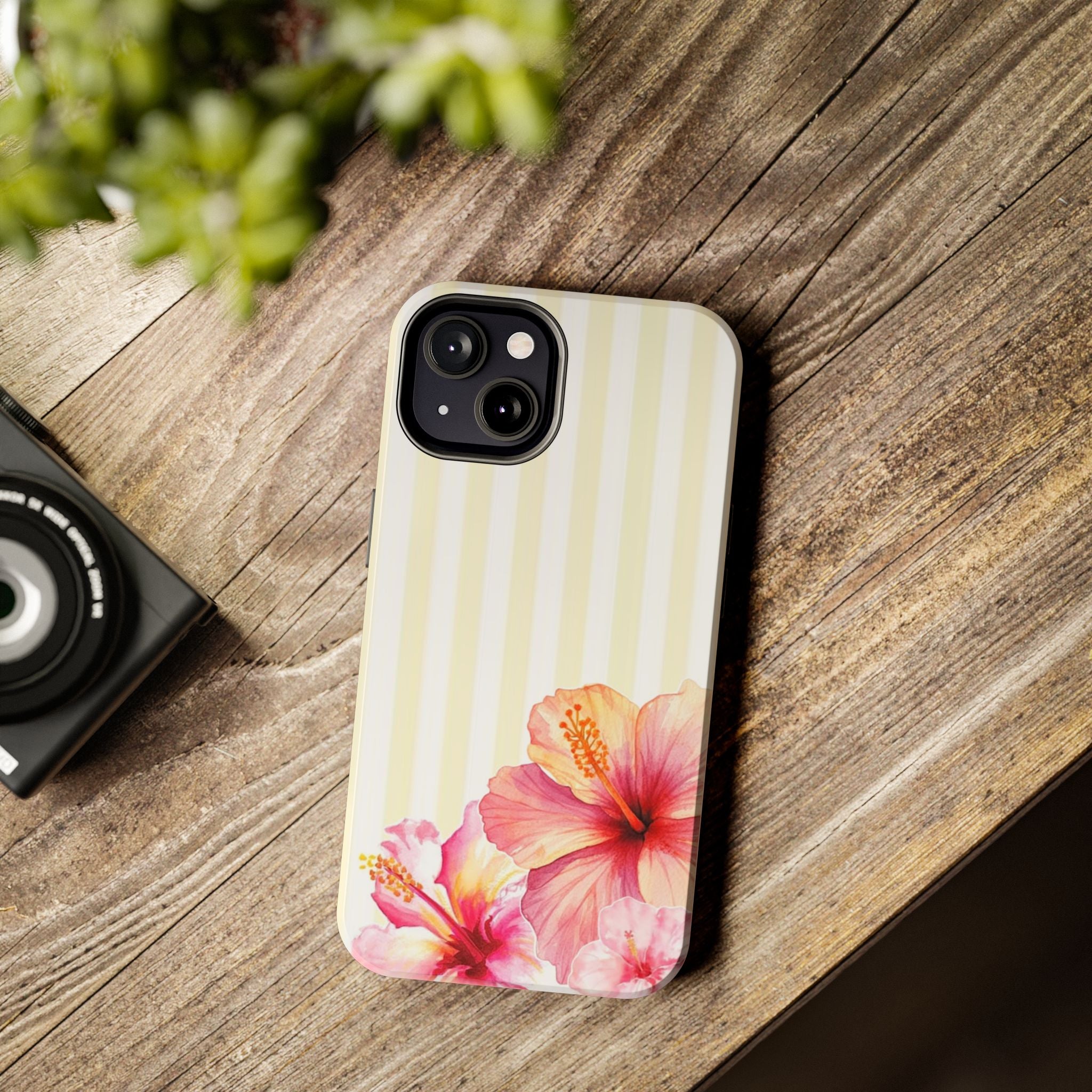Yellow Stripe- Phone Case
