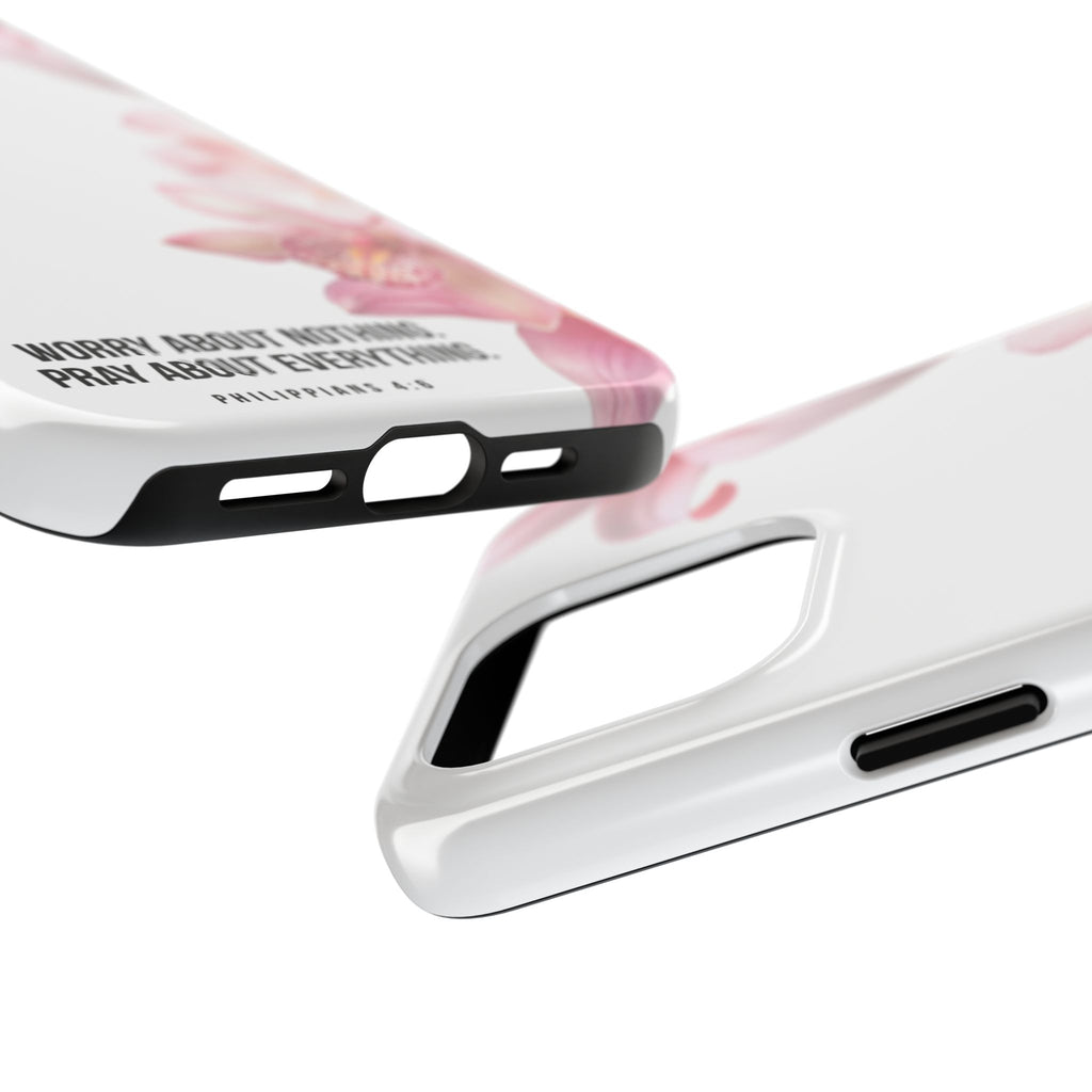 Worry About Nothing White- Phone Case