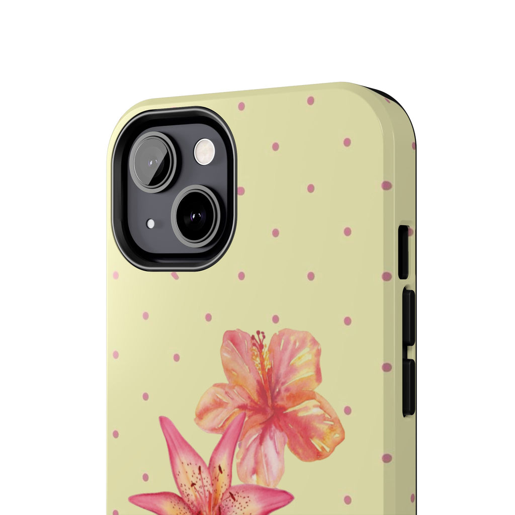 Yellow Polka Dot- Phone Case