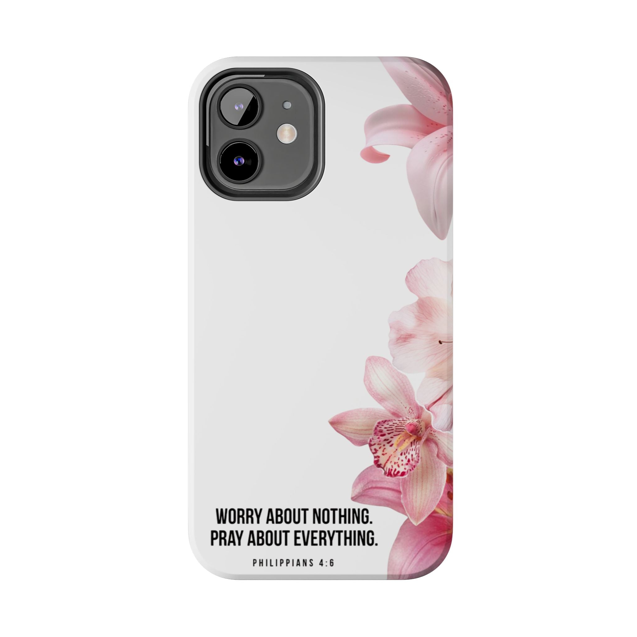 Worry About Nothing White- Phone Case