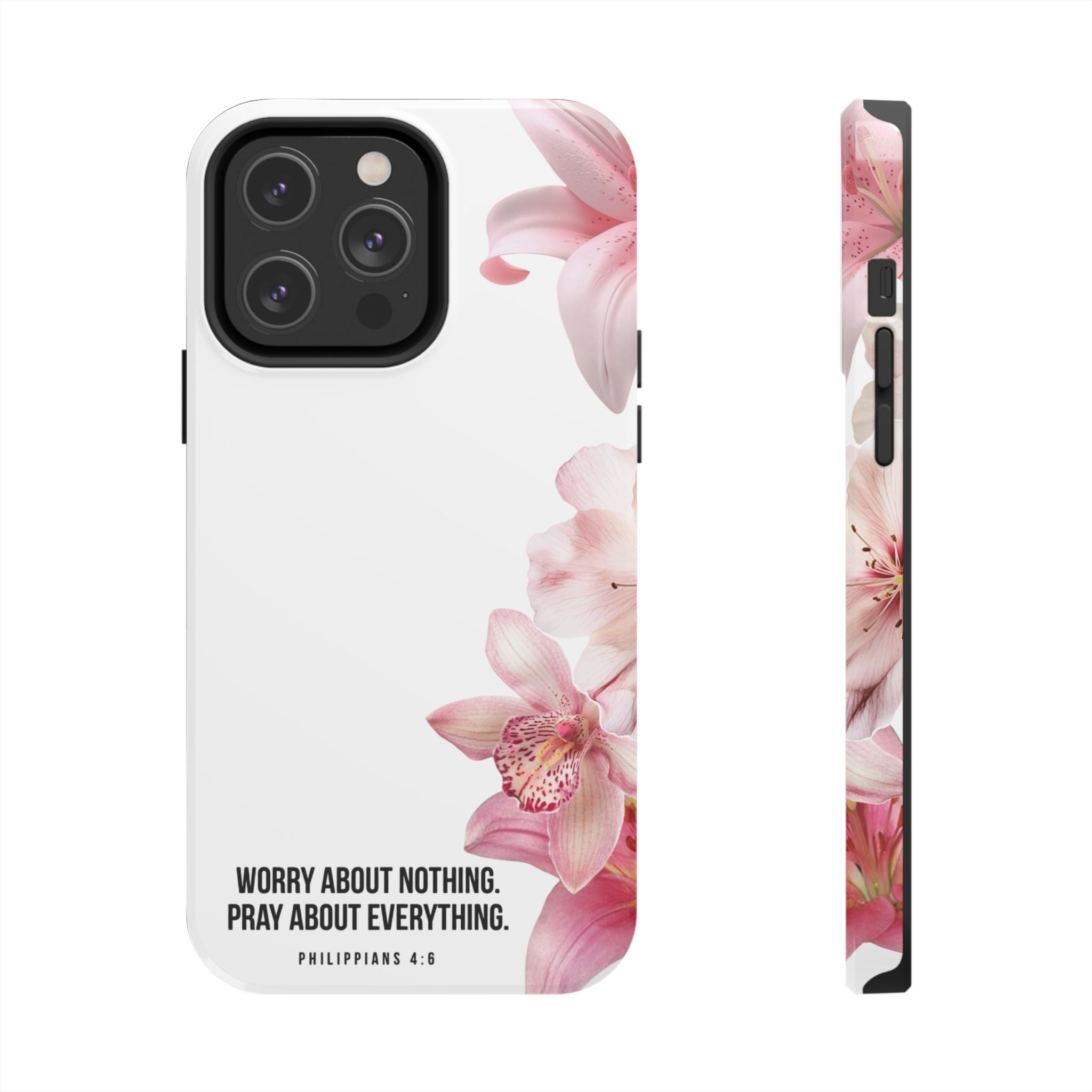 Worry About Nothing White- Phone Case