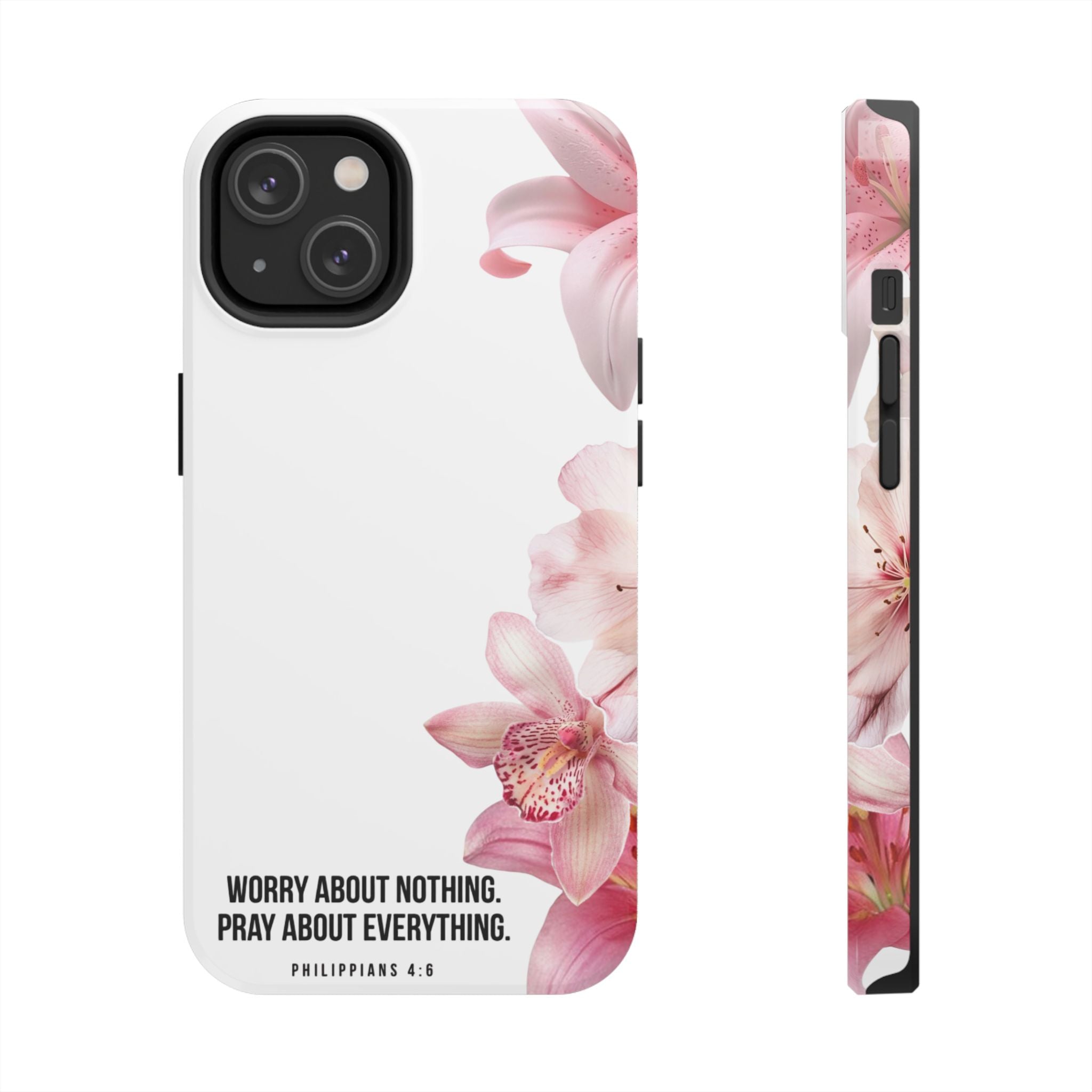 Worry About Nothing White- Phone Case