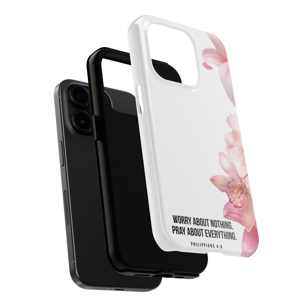 Worry About Nothing White- Phone Case