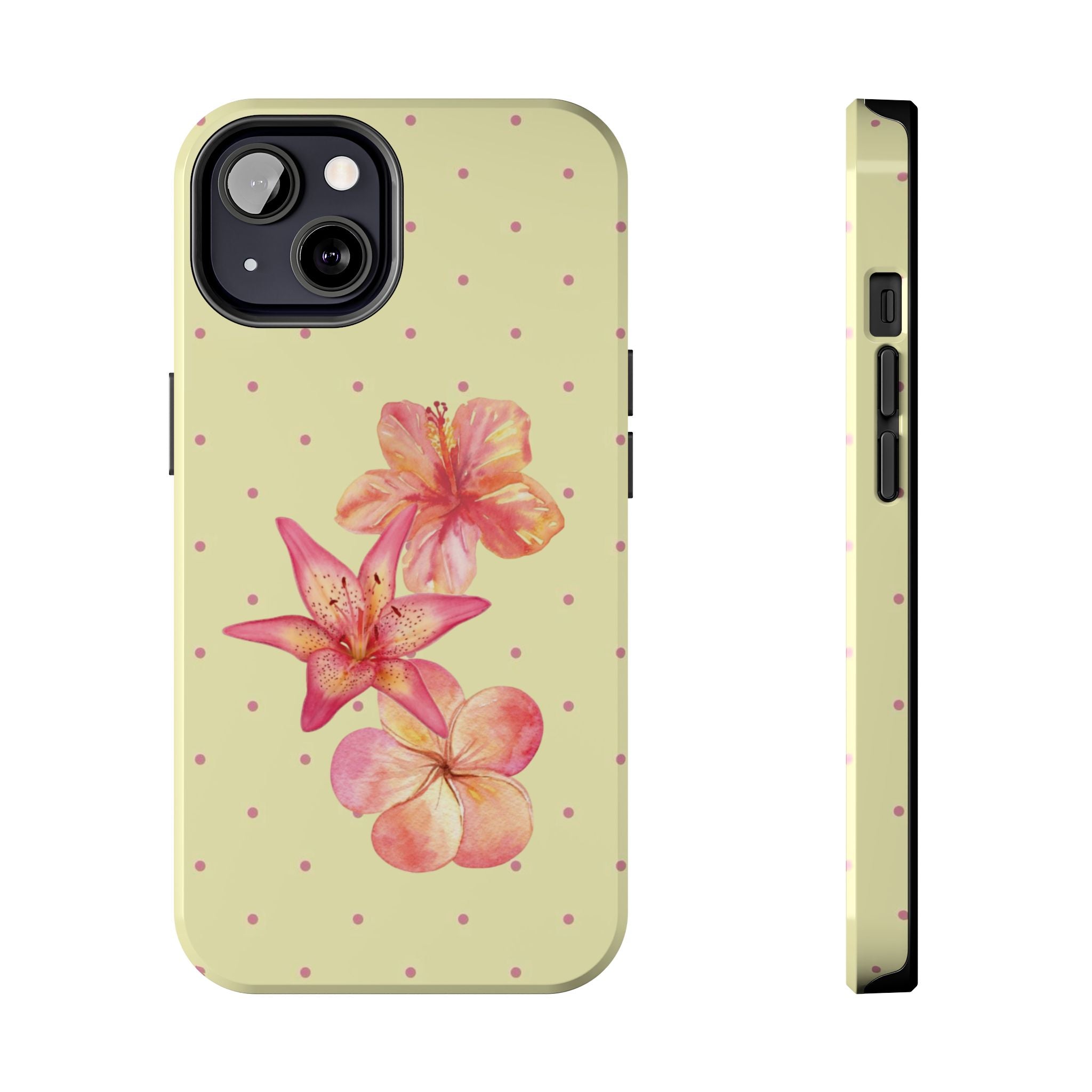 Yellow Polka Dot- Phone Case