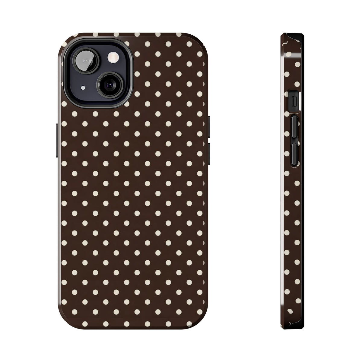 Brown Polka Dot - Phone Cases