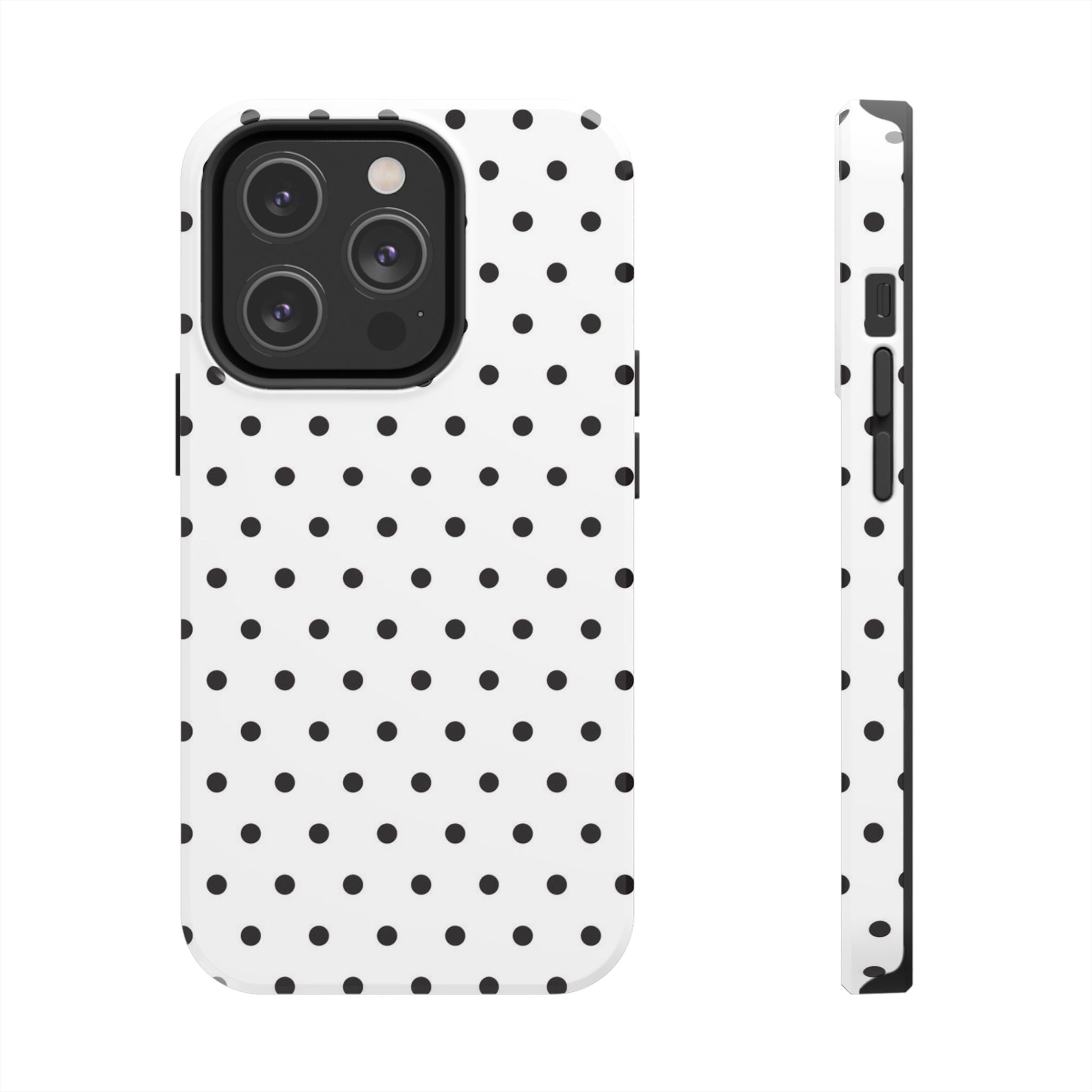 White Polka Dot Phone Case