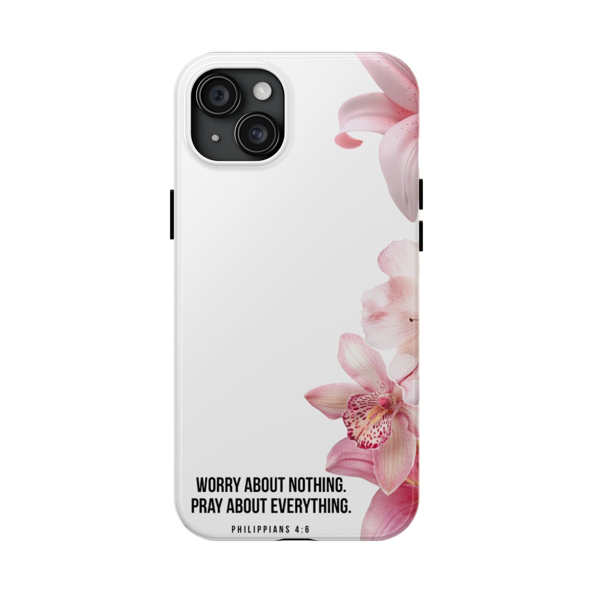 Worry About Nothing White- Phone Case