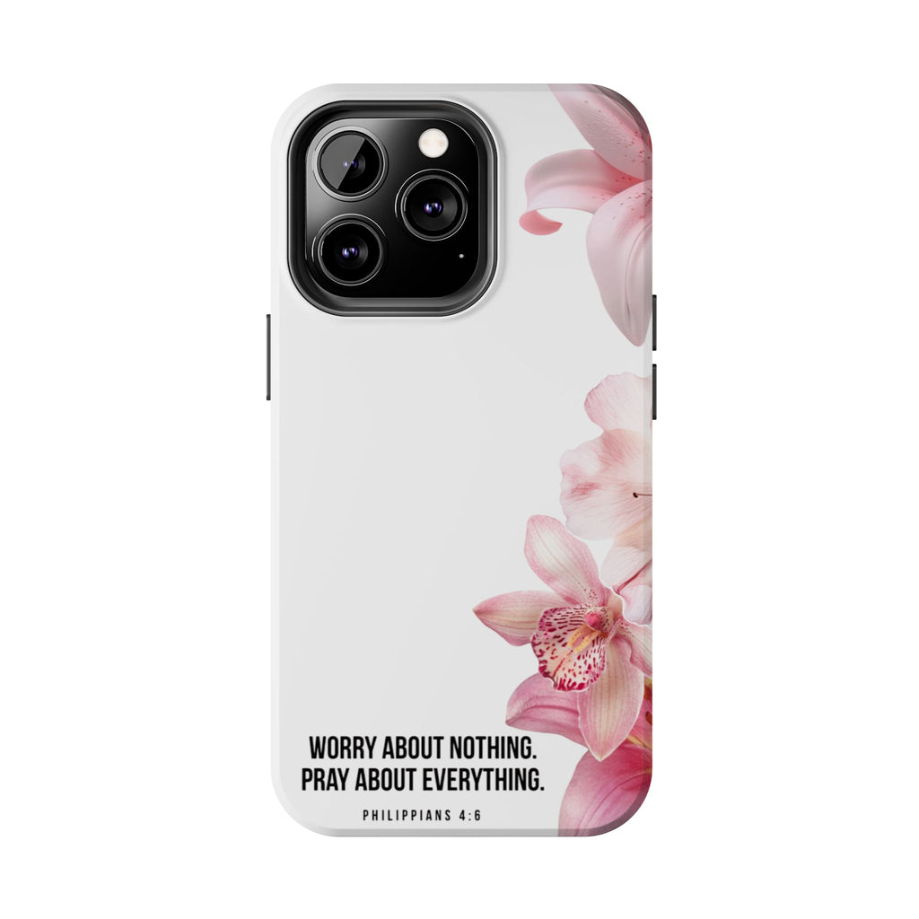 Worry About Nothing White- Phone Case