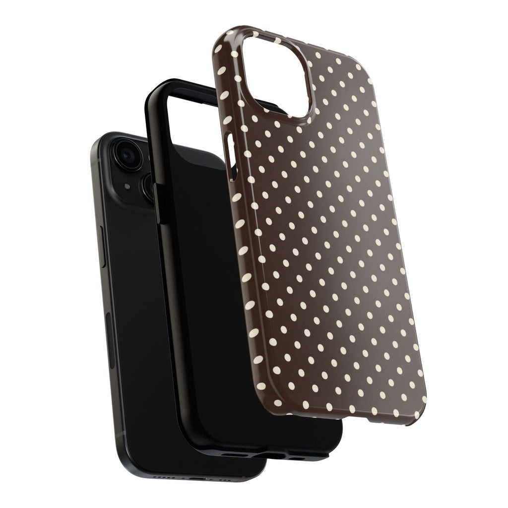 Brown Polka Dot - Phone Cases