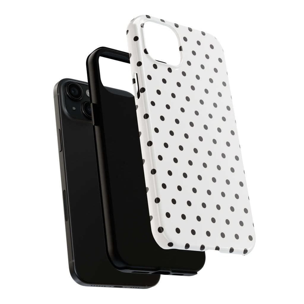 White Polka Dot Phone Case