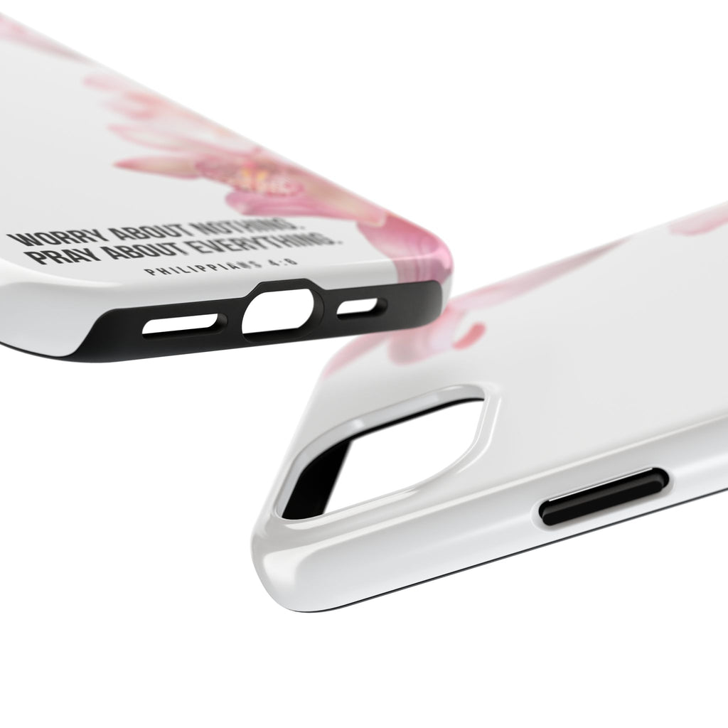 Worry About Nothing White- Phone Case