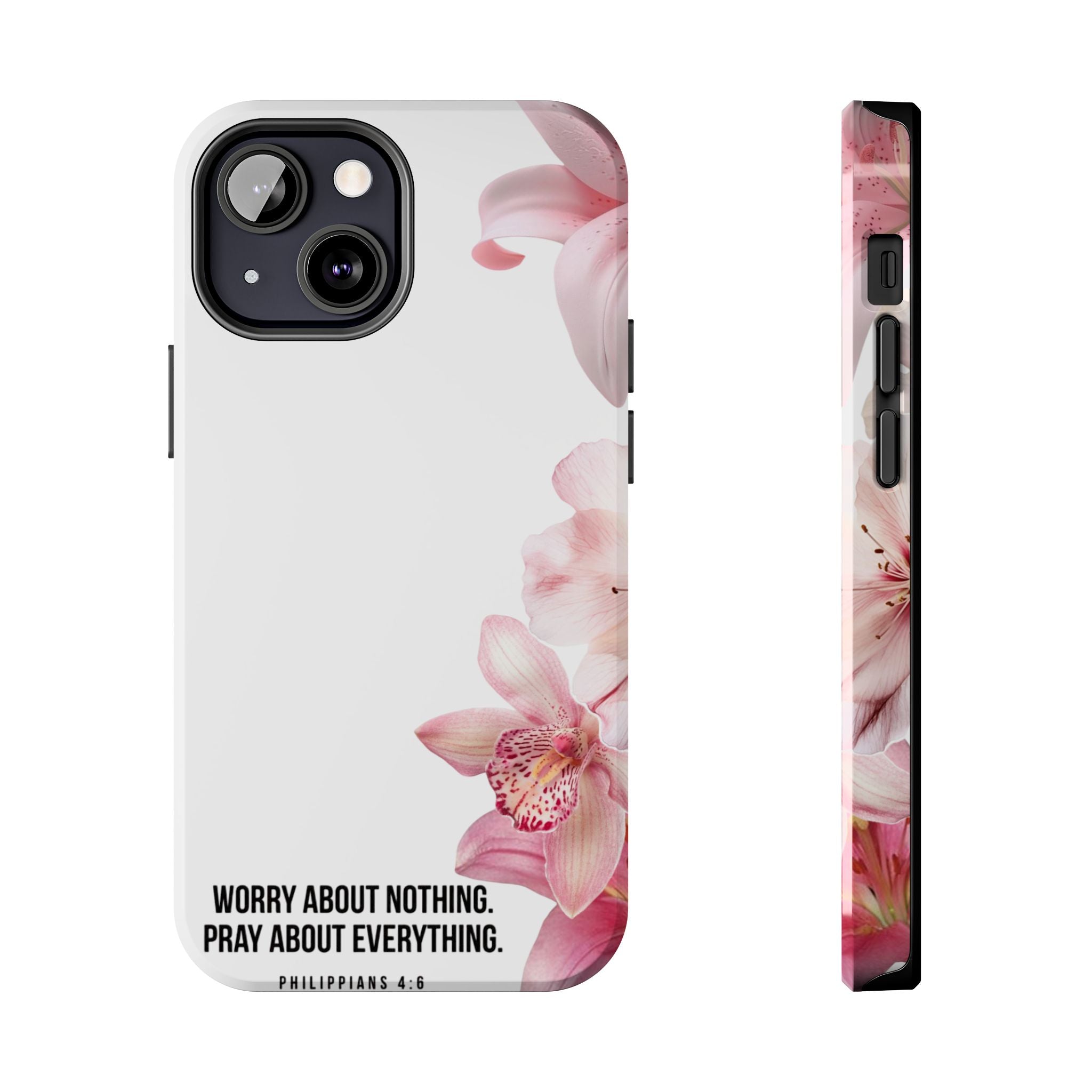 Worry About Nothing White- Phone Case