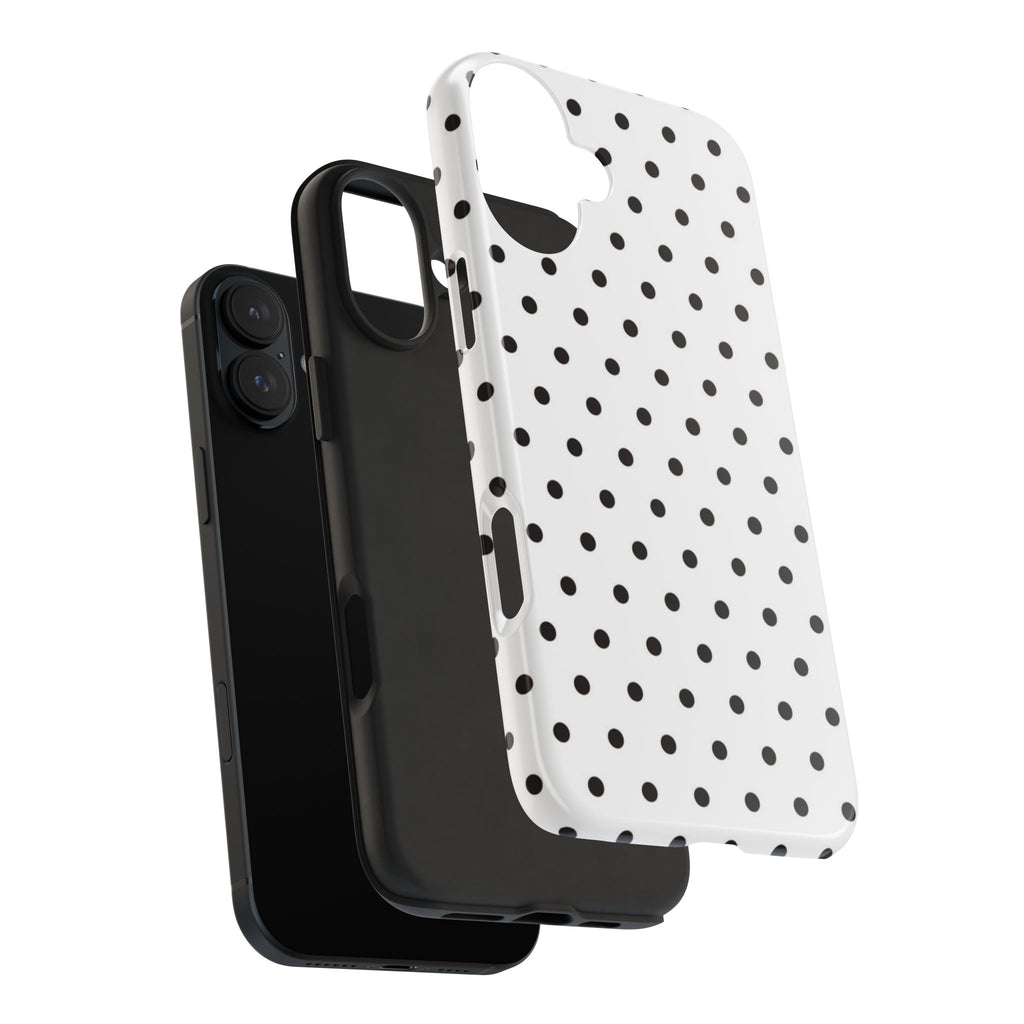 White Polka Dot Phone Case