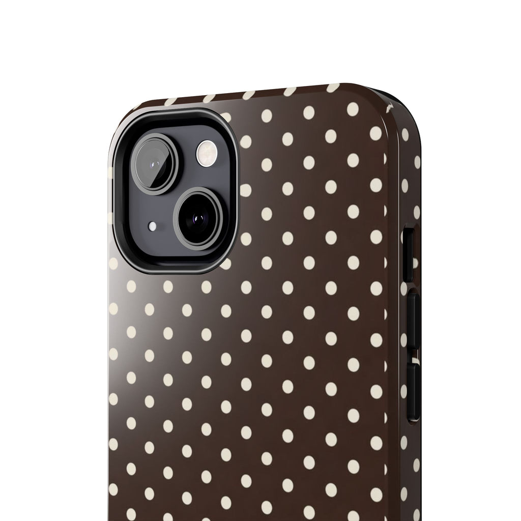 Brown Polka Dot - Phone Cases