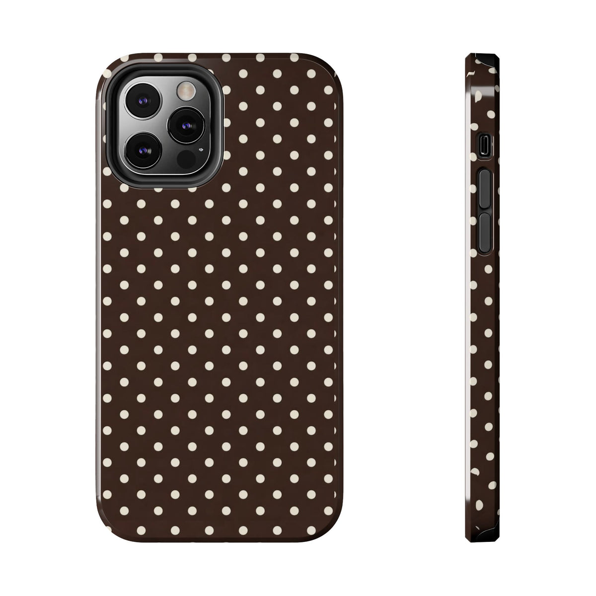 Brown Polka Dot - Phone Cases