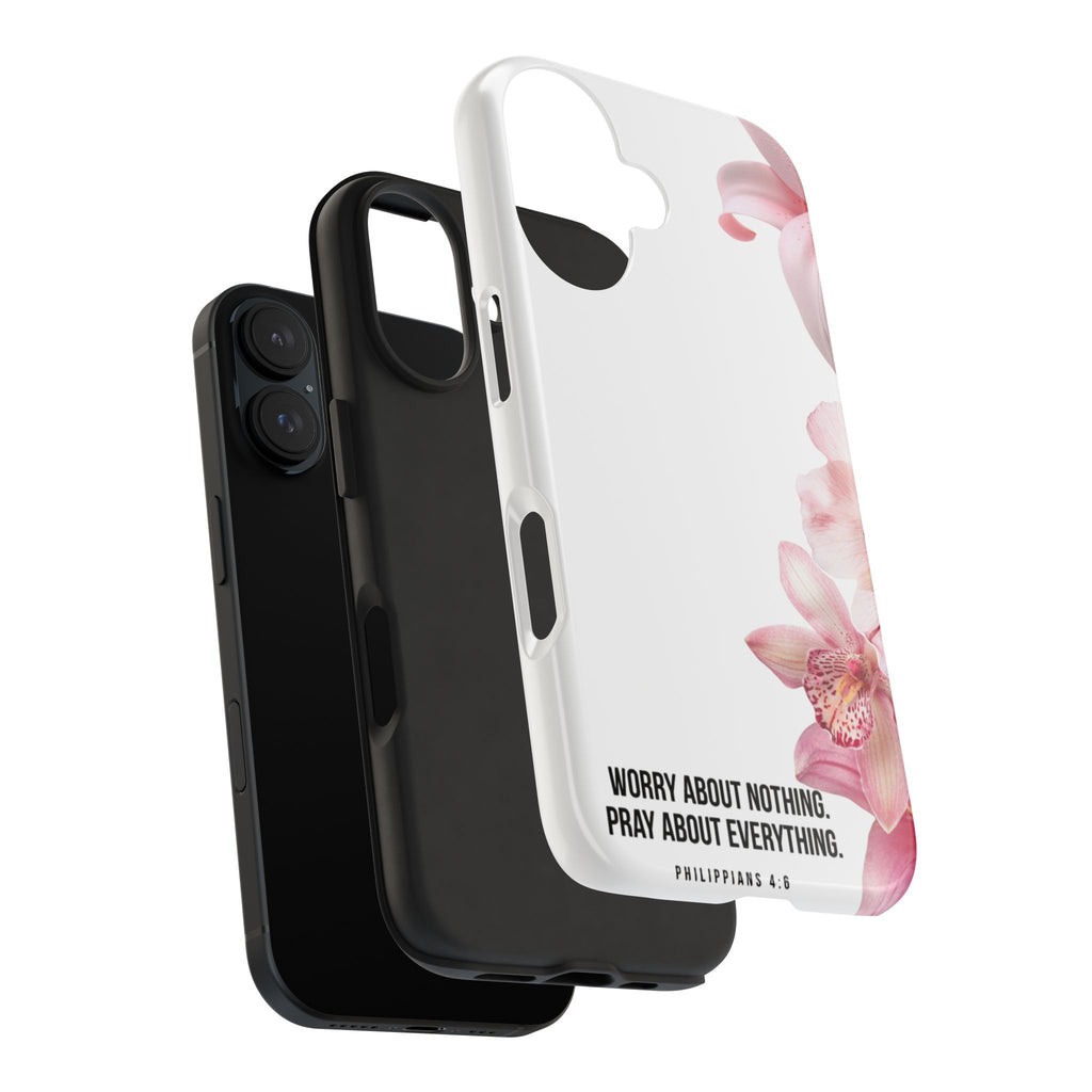Worry About Nothing White- Phone Case