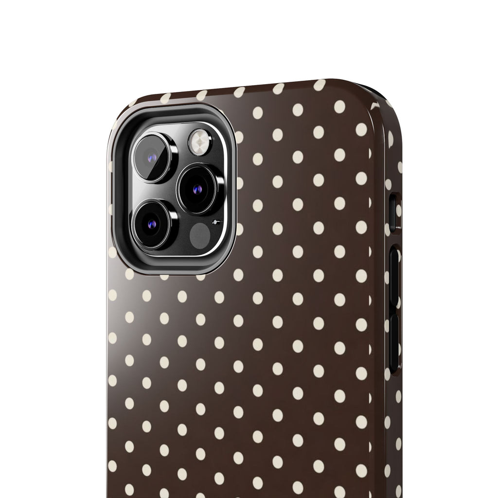 Brown Polka Dot - Phone Cases