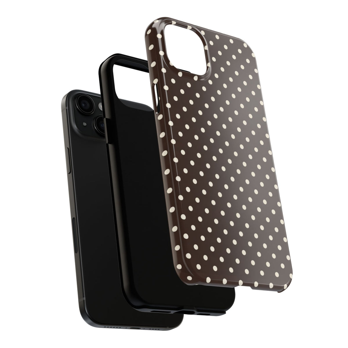 Brown Polka Dot - Phone Cases