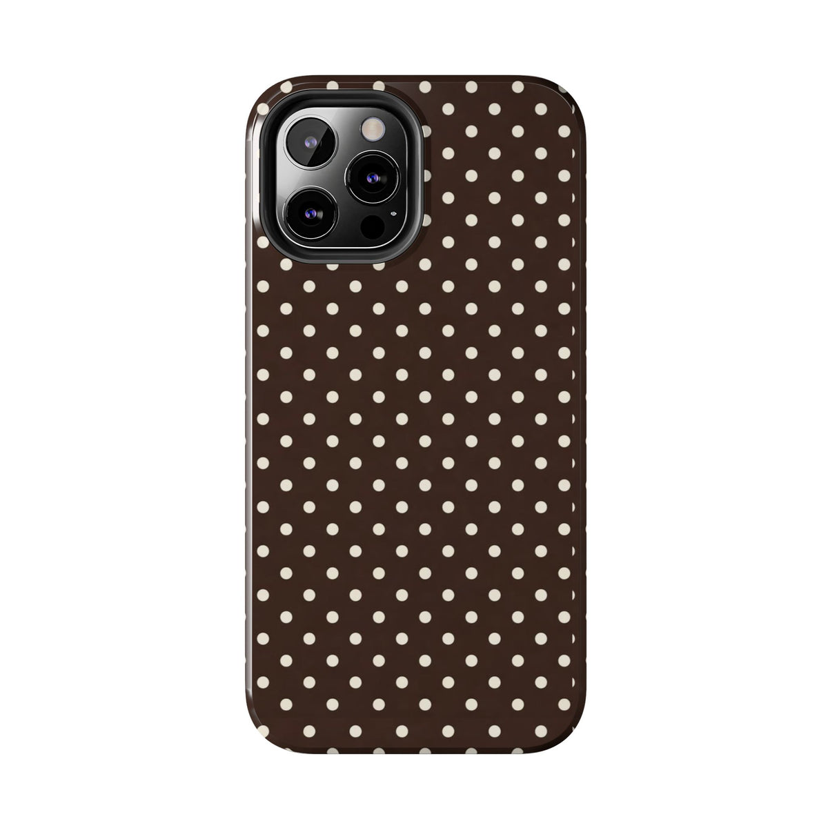 Brown Polka Dot - Phone Cases
