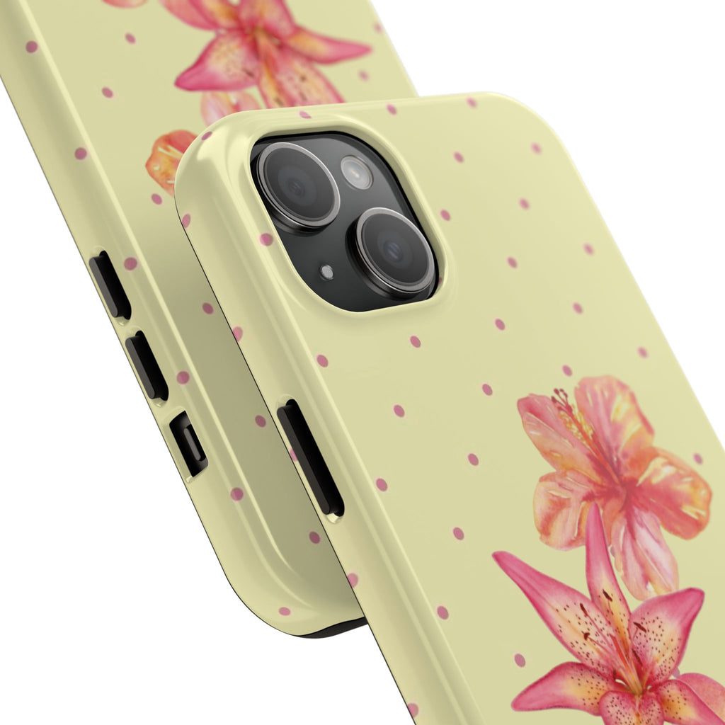 Yellow Polka Dot- Phone Case