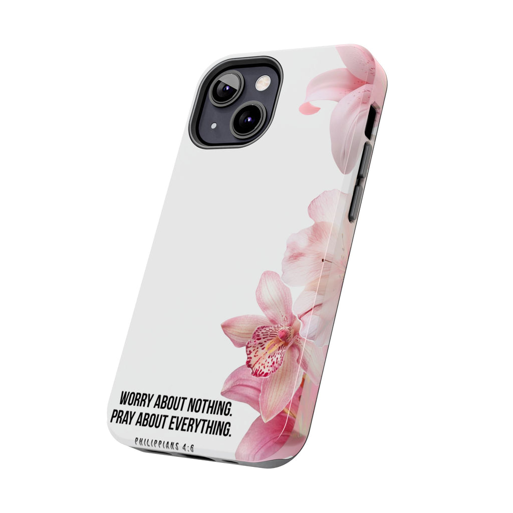 Worry About Nothing White- Phone Case