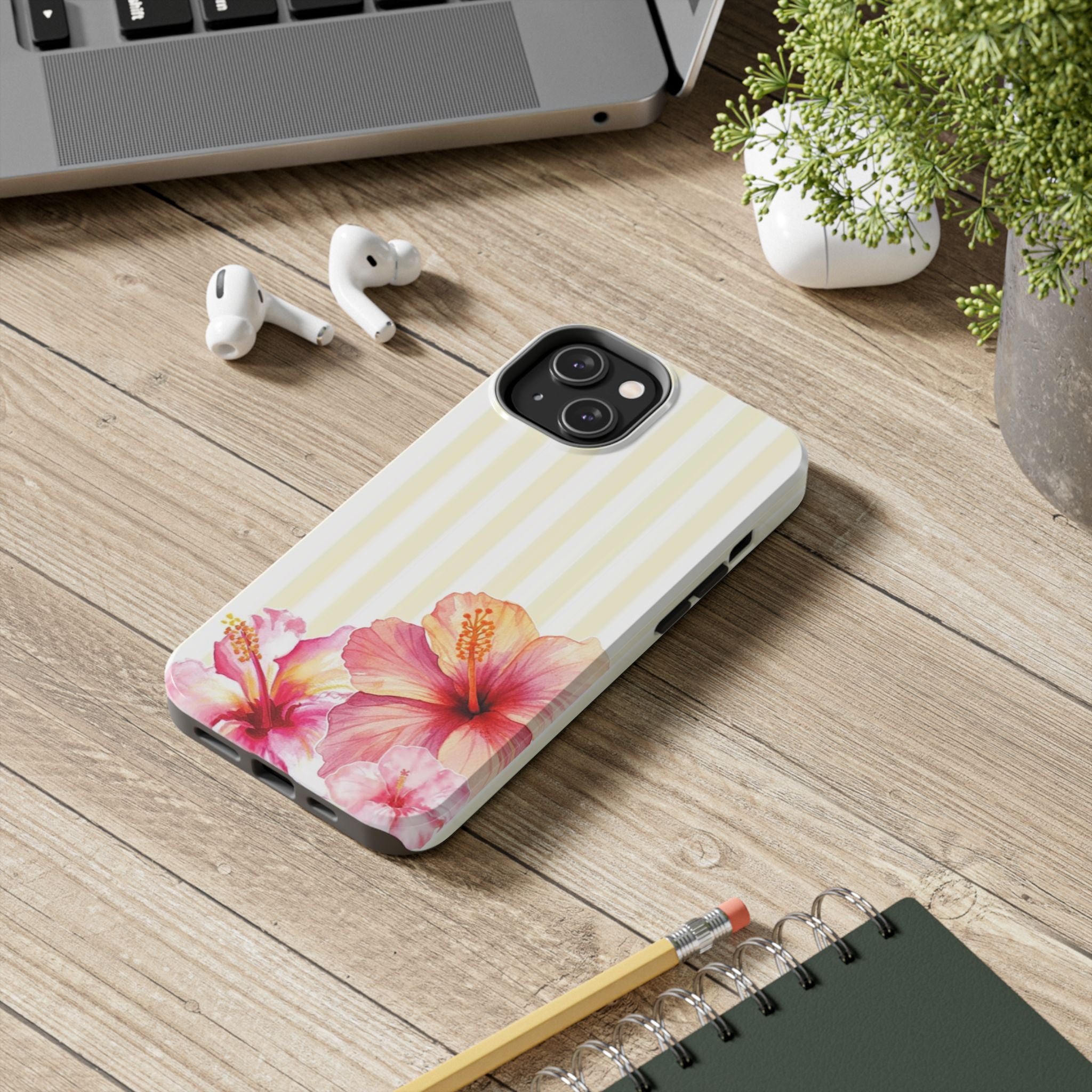Yellow Stripe- Phone Case