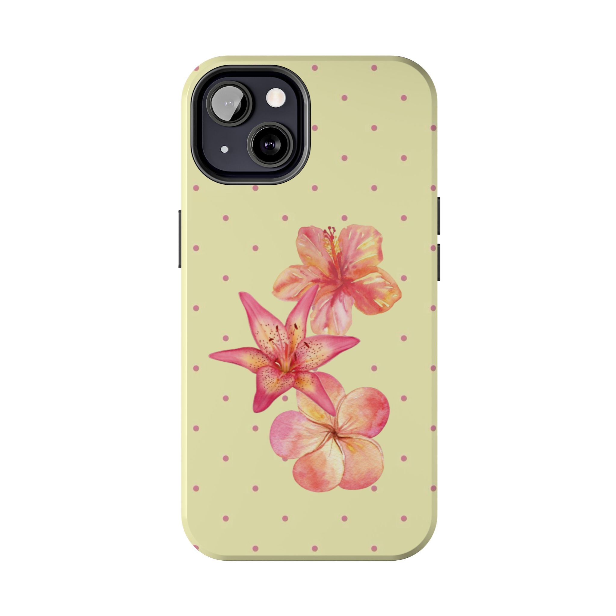 Yellow Polka Dot- Phone Case