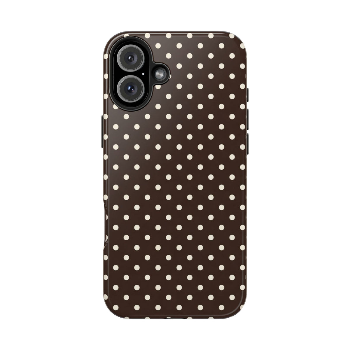 Brown Polka Dot - Phone Cases