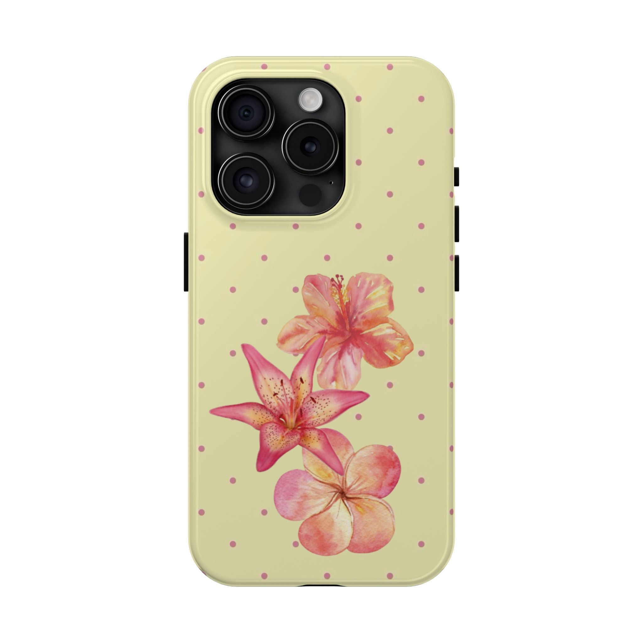 Yellow Polka Dot- Phone Case