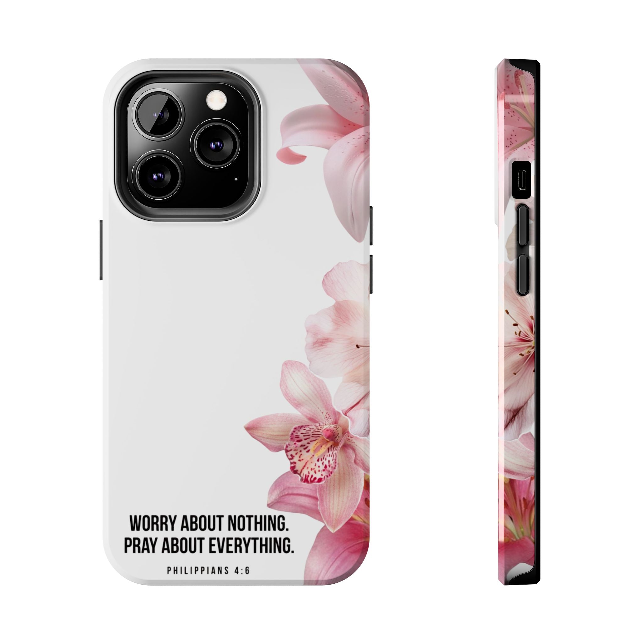 Worry About Nothing White- Phone Case